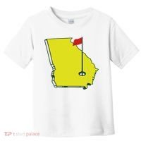 Georgia Golf Flag State Toddler T-Shirt thumb 0