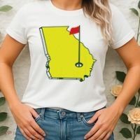 Georgia Golf Flag State Women's T-Shirt thumb 2