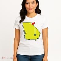 Georgia Golf Flag State Women's T-Shirt thumb 4