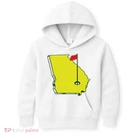 Georgia Golf Flag State Kids Hoodie thumb 0