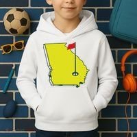 Georgia Golf Flag State Kids Hoodie thumb 2