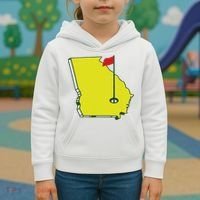 Georgia Golf Flag State Kids Hoodie thumb 3