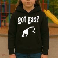 Got Gas Funny Gas Pump Got Gas Kids Hoodie thumb 3