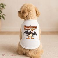 Goosebumps Guaranteed Funny Halloween Doggie Tank thumb 2