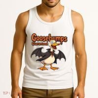 Goosebumps Guaranteed Funny Halloween Tank Top thumb 3