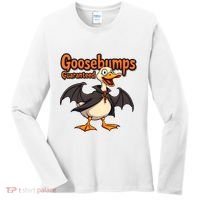 Goosebumps Guaranteed Funny Halloween Women's Long Sleeve Shirt thumb 0