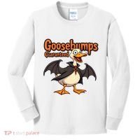 Goosebumps Guaranteed Funny Halloween Kids Long Sleeve Shirt thumb 0