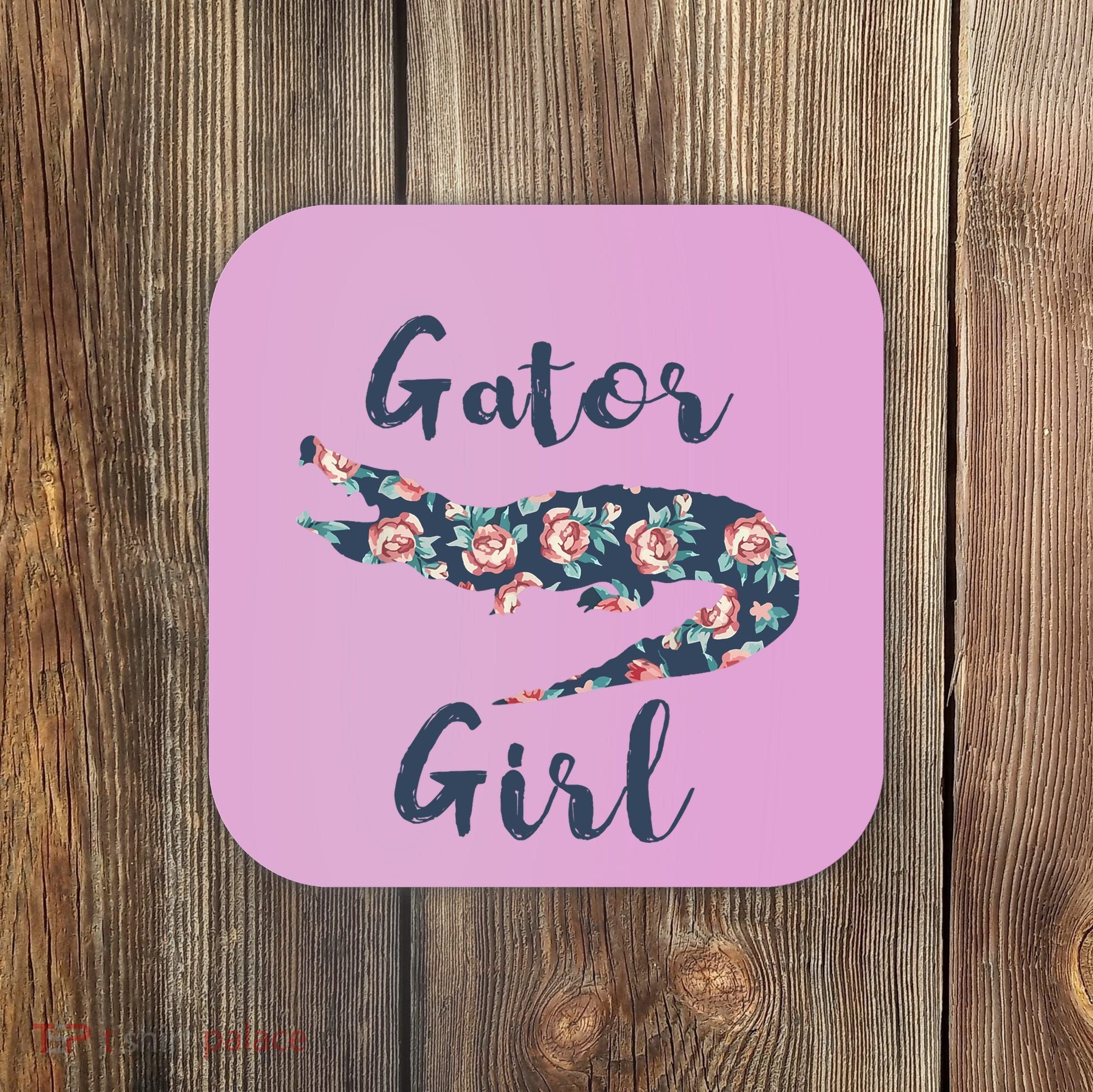 Gator Girl Funny Alligator Gifts For Crocodile Coaster