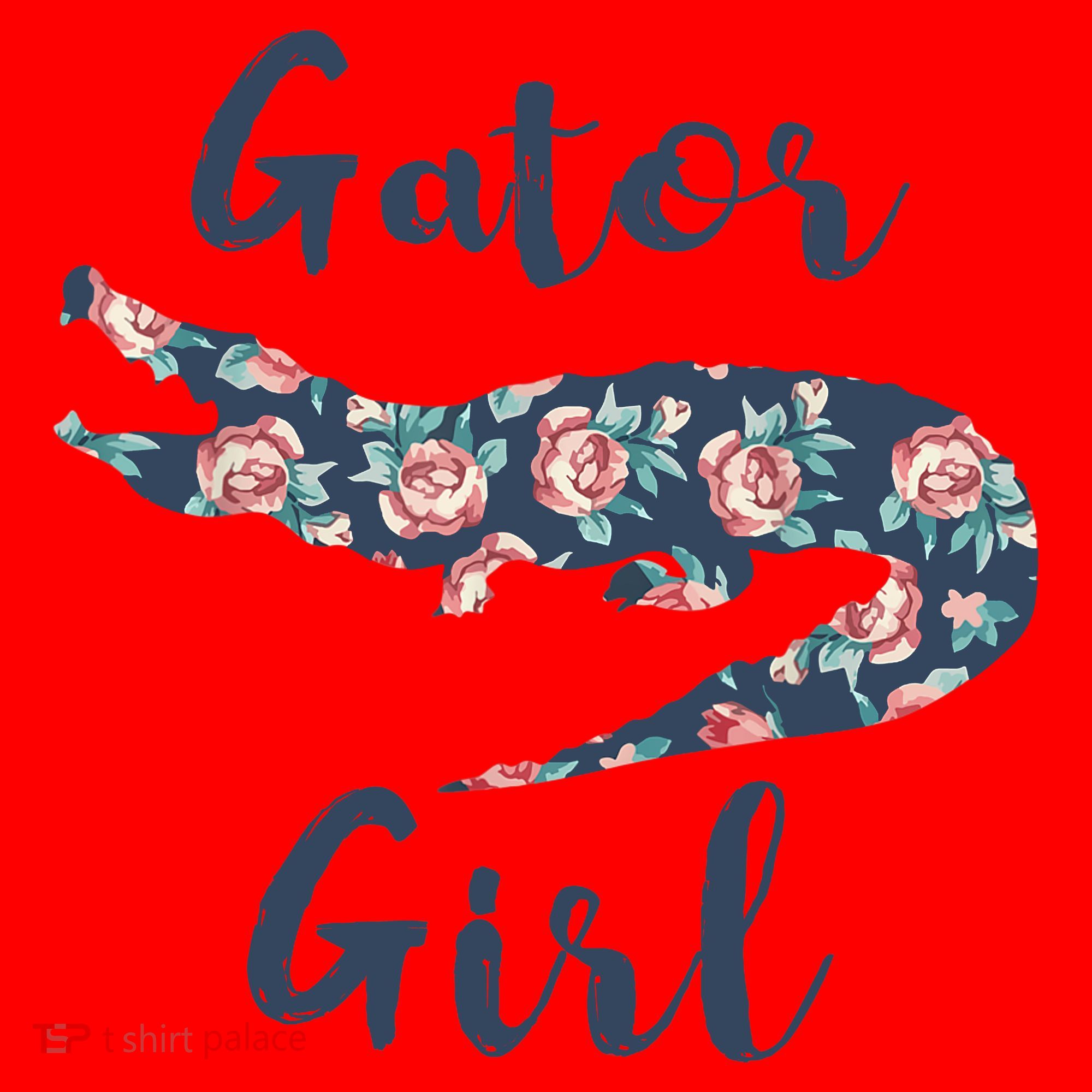 Gator Girl Funny Alligator Gifts For Crocodile Santa Hat