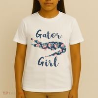 Gator Girl Funny Alligator Gifts For Crocodile T-Shirt thumb 4