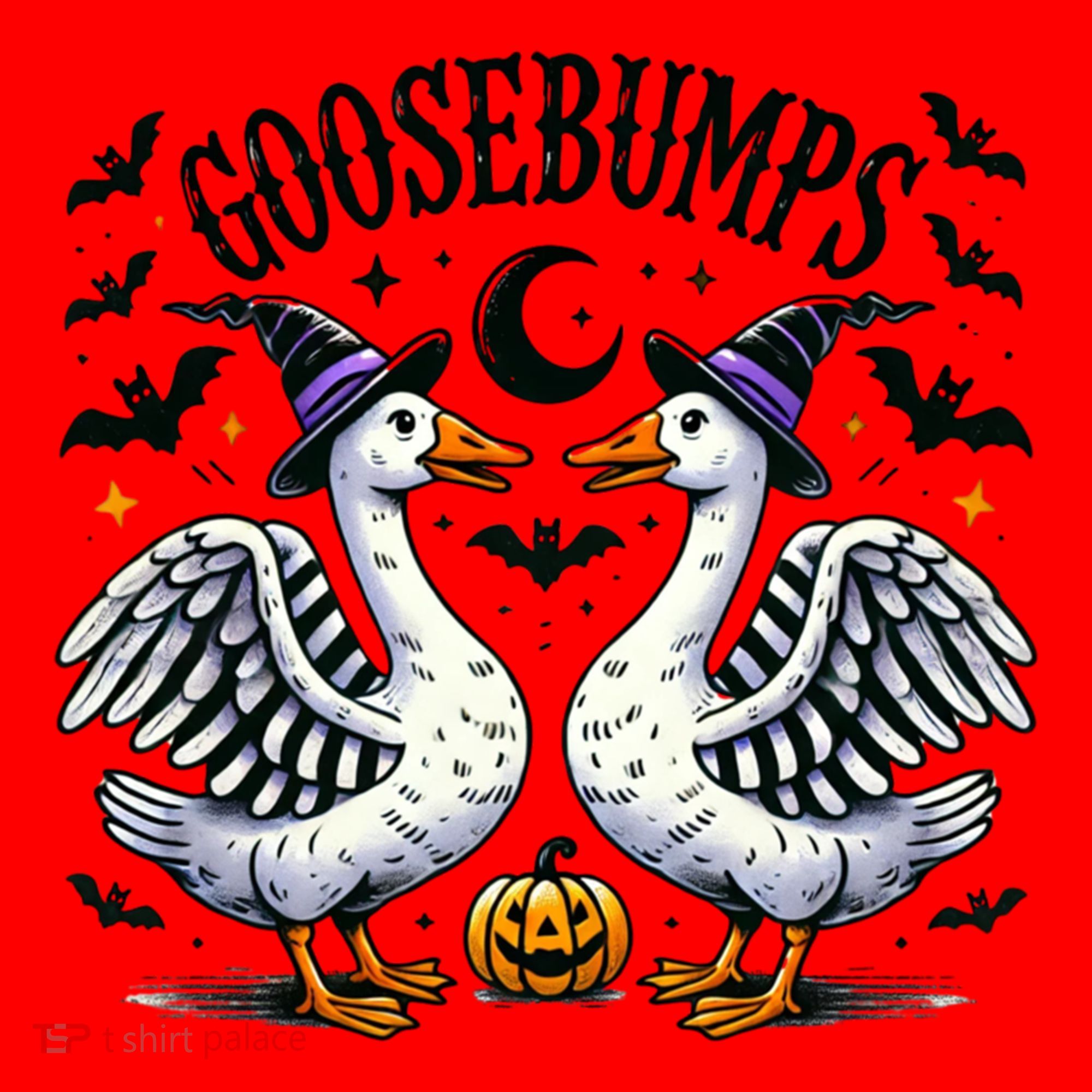 Goosebumps Geese Funny Halloween Witches Hat Santa Hat