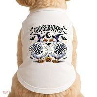 Goosebumps Geese Funny Halloween Witches Hat Doggie Tank thumb 0