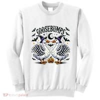 Goosebumps Geese Funny Halloween Witches Hat Sweatshirt thumb 0