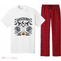 Goosebumps Geese Funny Halloween Witches Hat Pajama Set thumb 0