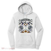 Goosebumps Geese Funny Halloween Witches Hat Women's Hoodie thumb 0