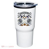 Goosebumps Geese Funny Halloween Witches Hat Tumbler thumb 0
