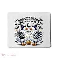 Goosebumps Geese Funny Halloween Witches Hat Mousepad thumb 0