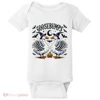 Goosebumps Geese Funny Halloween Witches Hat Baby Bodysuit thumb 0