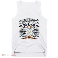 Goosebumps Geese Funny Halloween Witches Hat Tank Top thumb 0