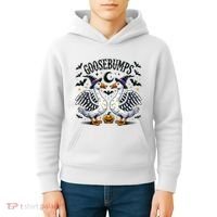 Goosebumps Geese Funny Halloween Witches Hat Kids Hoodie thumb 4