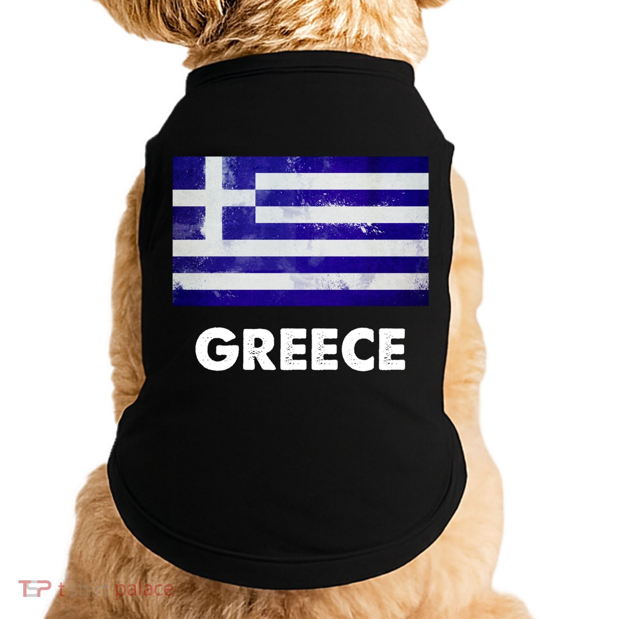 Greek Greece Flag Cool Gift Doggie Tank