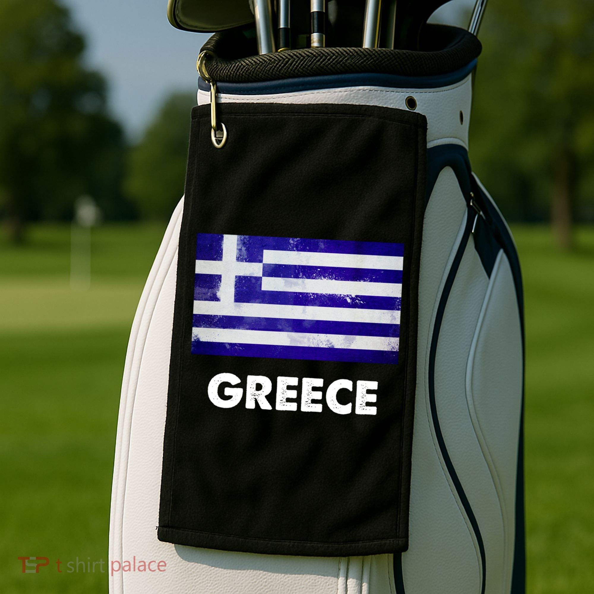 Greek Greece Flag Cool Gift Golf Towel