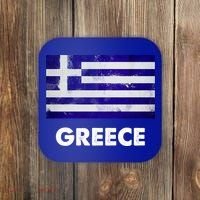 Greek Greece Flag Cool Gift Coaster thumb 0