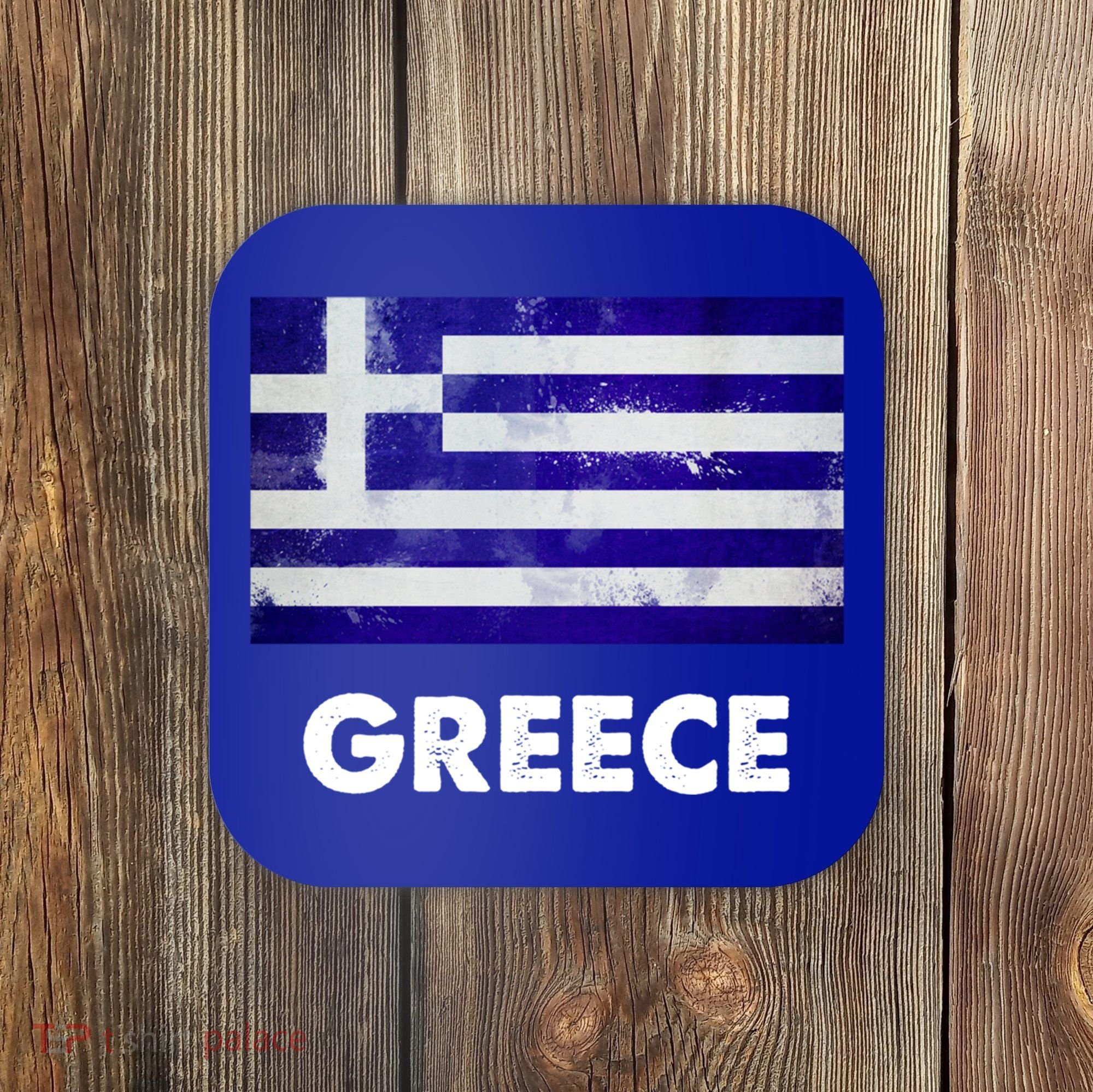 Greek Greece Flag Cool Gift Coaster