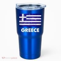 Greek Greece Flag Cool Gift Tumbler thumb 0