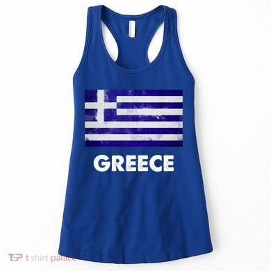 Greek Greece Flag Cool Gift Women's Tank Top