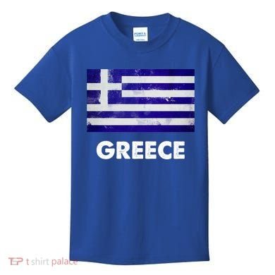 Greek Greece Flag Cool Gift Kids T-Shirt