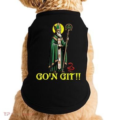 Gon Git Funny St Patricks Day Shamrock St Patty Party Irish Doggie Tank