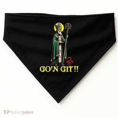 Gon Git Funny St Patricks Day Shamrock St Patty Party Irish USA-Made Doggie Bandana