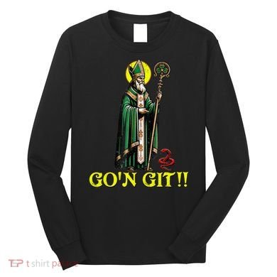 Gon Git Funny St Patricks Day Shamrock St Patty Party Irish Long Sleeve Shirt