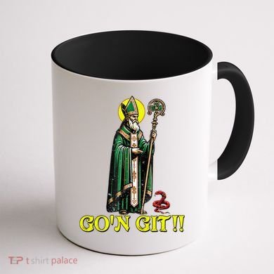 Gon Git Funny St Patricks Day Shamrock St Patty Party Irish Coffee Mug back