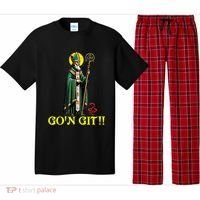 Gon Git Funny St Patricks Day Shamrock St Patty Party Irish Pajama Set thumb 0