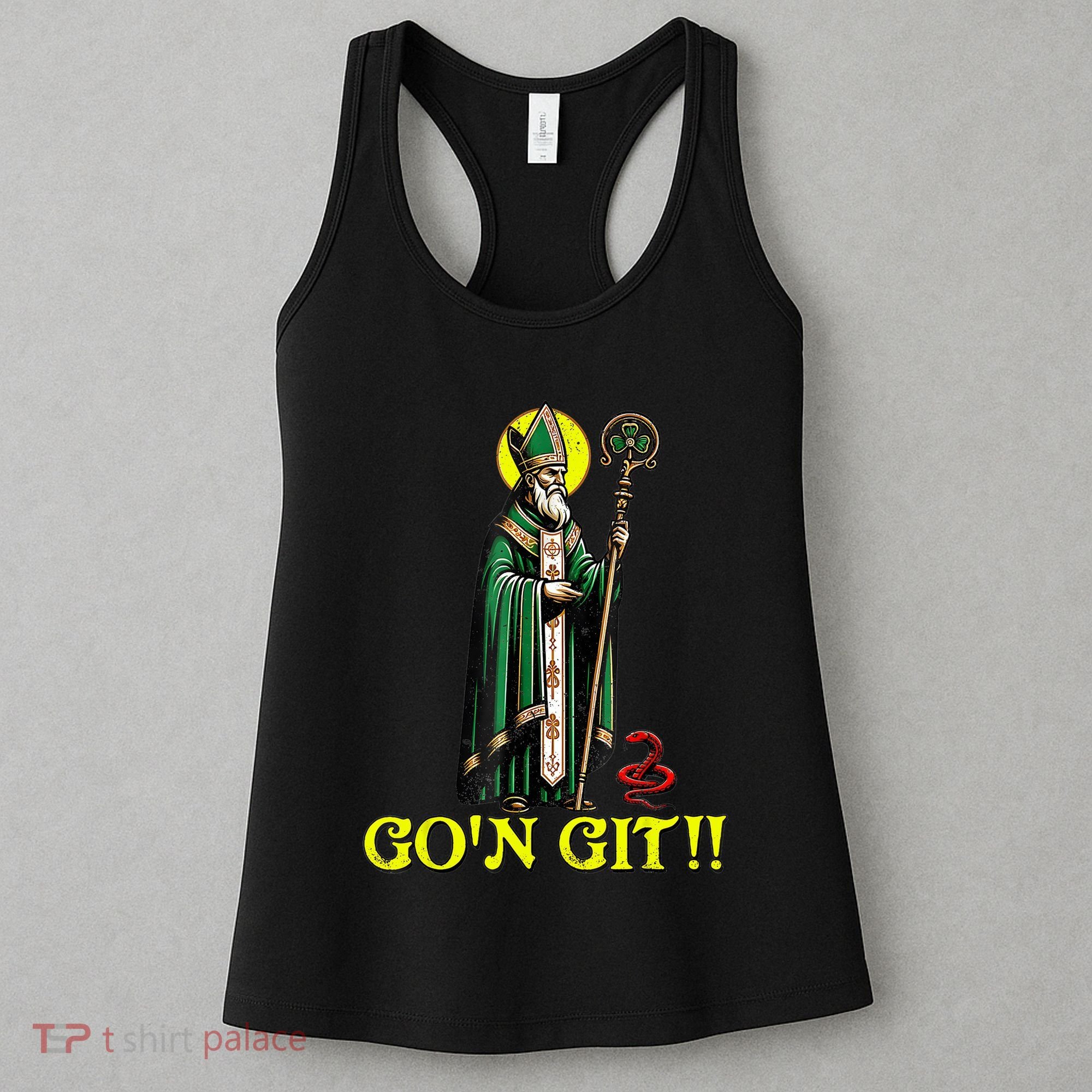Gon Git Funny St Patricks Day Shamrock St Patty Party Irish Women's Tank Top