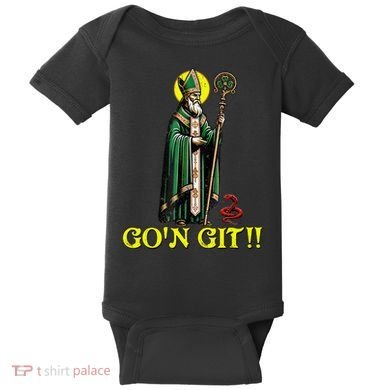 Gon Git Funny St Patricks Day Shamrock St Patty Party Irish Baby Bodysuit