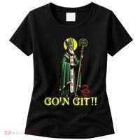 Gon Git Funny St Patricks Day Shamrock St Patty Party Irish Women's T-Shirt thumb 0