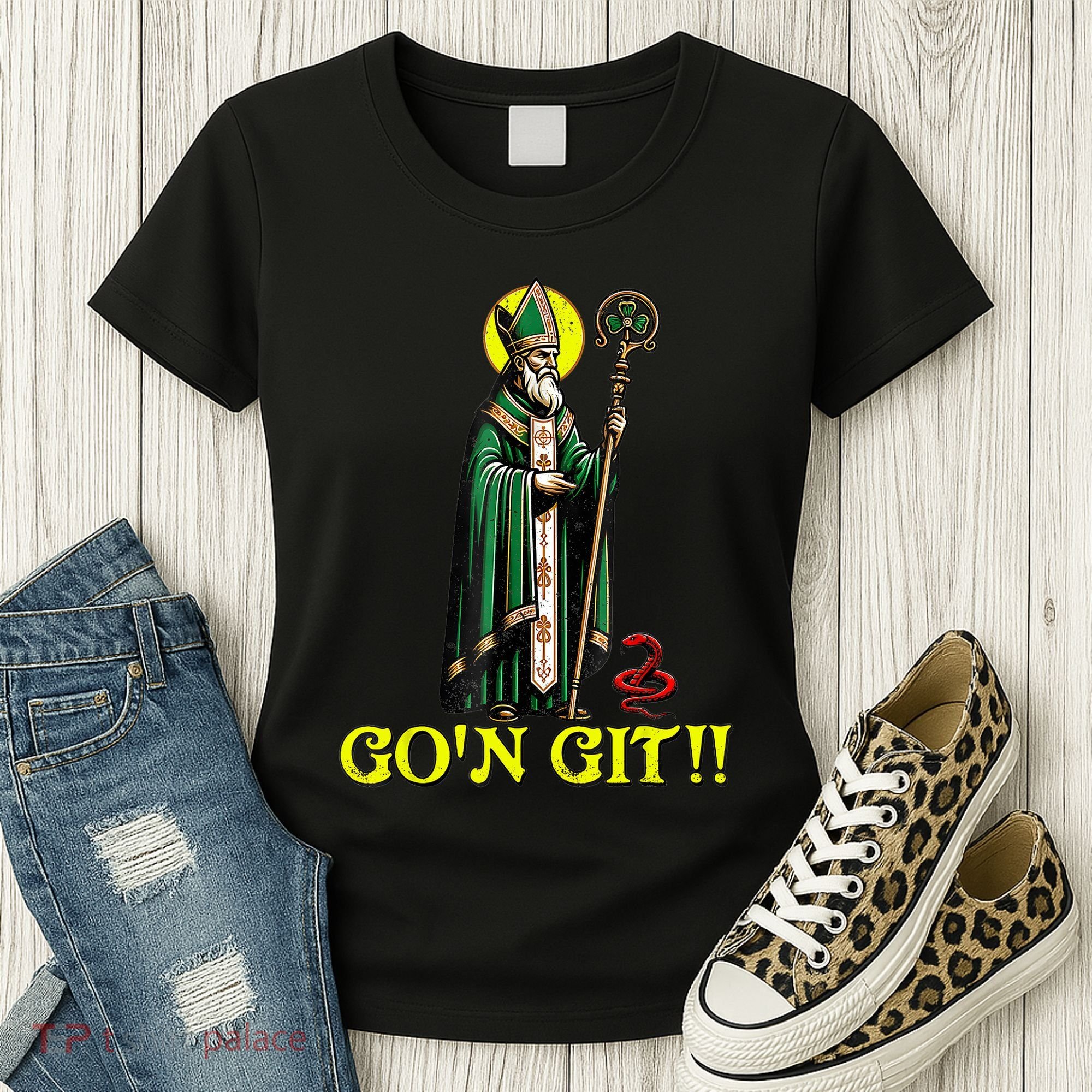 Gon Git Funny St Patricks Day Shamrock St Patty Party Irish Women's T-Shirt