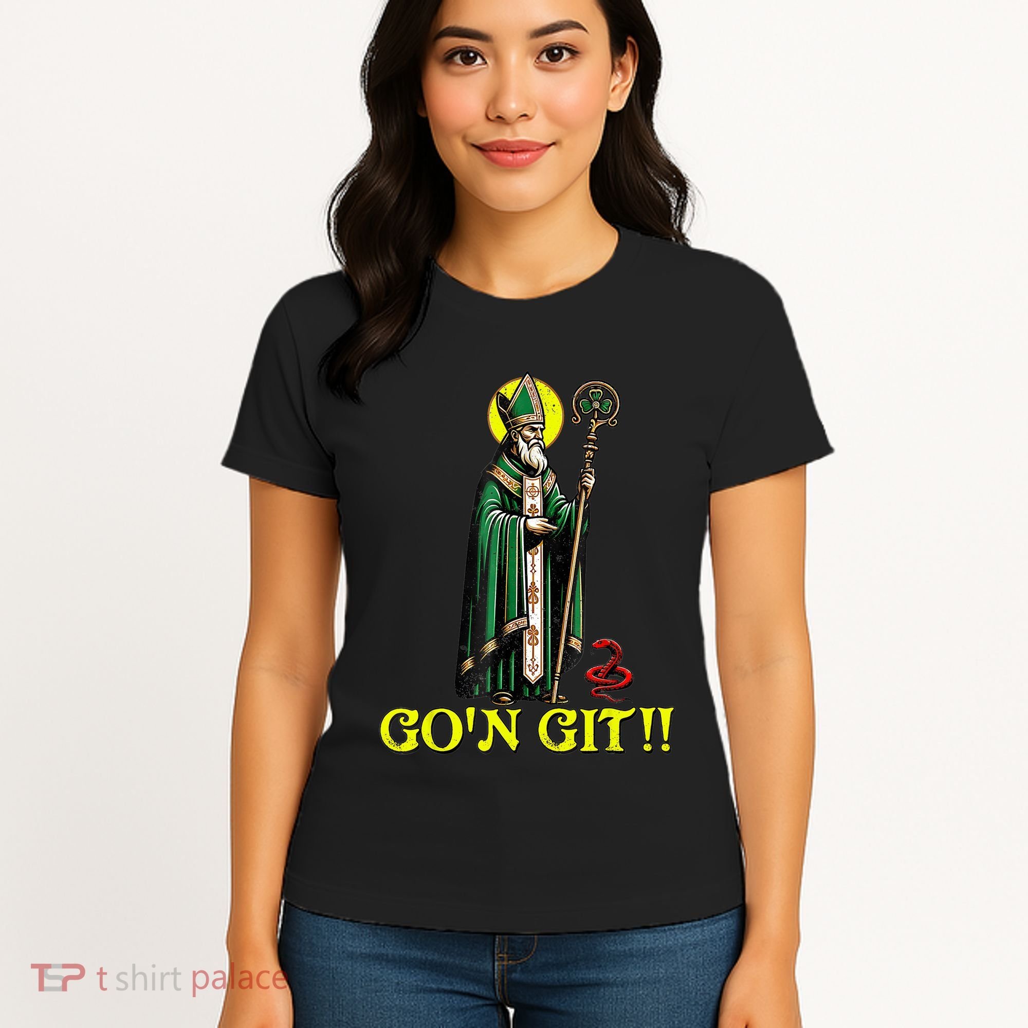Gon Git Funny St Patricks Day Shamrock St Patty Party Irish Women's T-Shirt