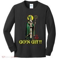 Gon Git Funny St Patricks Day Shamrock St Patty Party Irish Kids Long Sleeve Shirt thumb 0