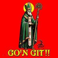 Gon Git Funny St Patricks Day Shamrock St Patty Party Irish Santa Hat thumb 1