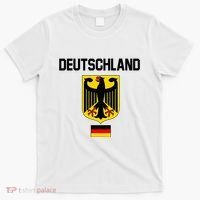 Germany German Football Soccer Ball Travel Retro Jersey T-Shirt thumb 0