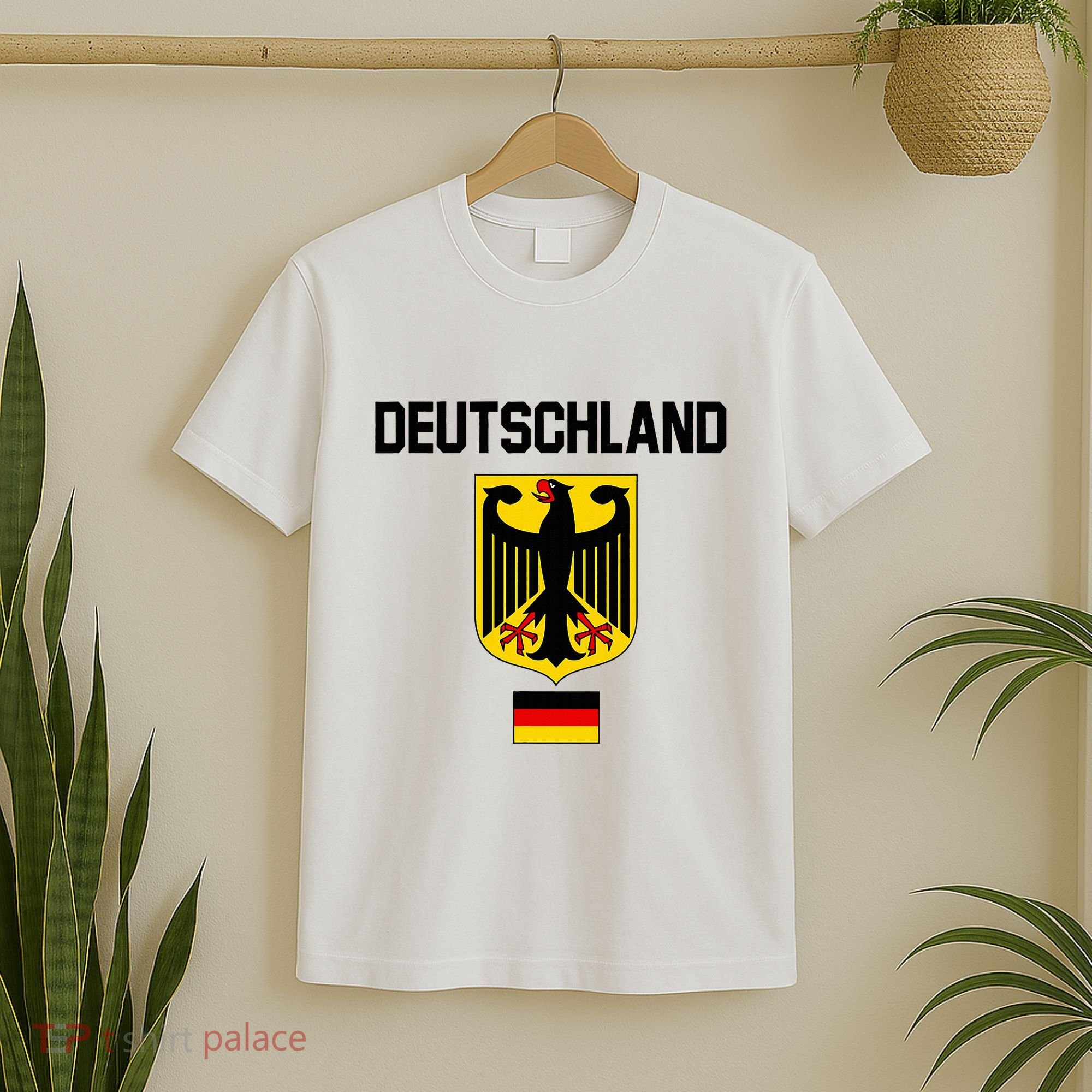 Germany German Football Soccer Ball Travel Retro Jersey T-Shirt