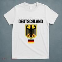 Germany German Football Soccer Ball Travel Retro Jersey T-Shirt thumb 5