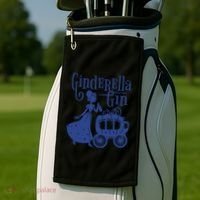 Ginderella Gin Funny Golf Towel thumb 2