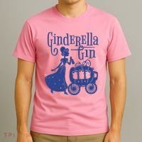 Ginderella Gin Funny T-Shirt thumb 3