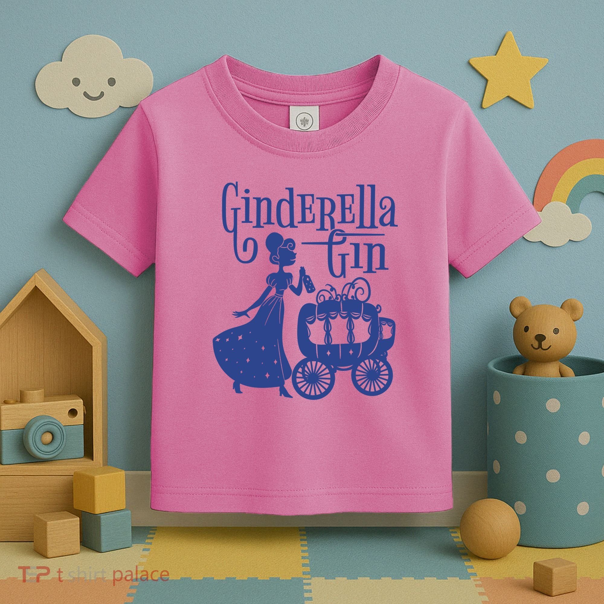 Ginderella Gin Funny Toddler T-Shirt