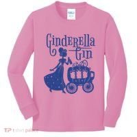 Ginderella Gin Funny Kids Long Sleeve Shirt thumb 0